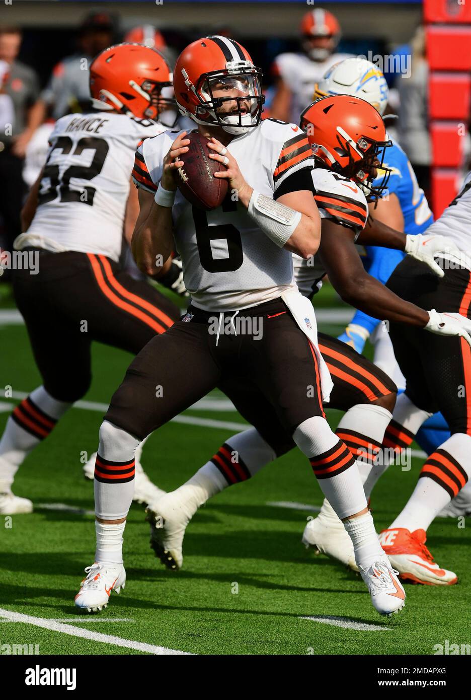 Cleveland Browns at Los Angeles Chargers on October 10, 2021