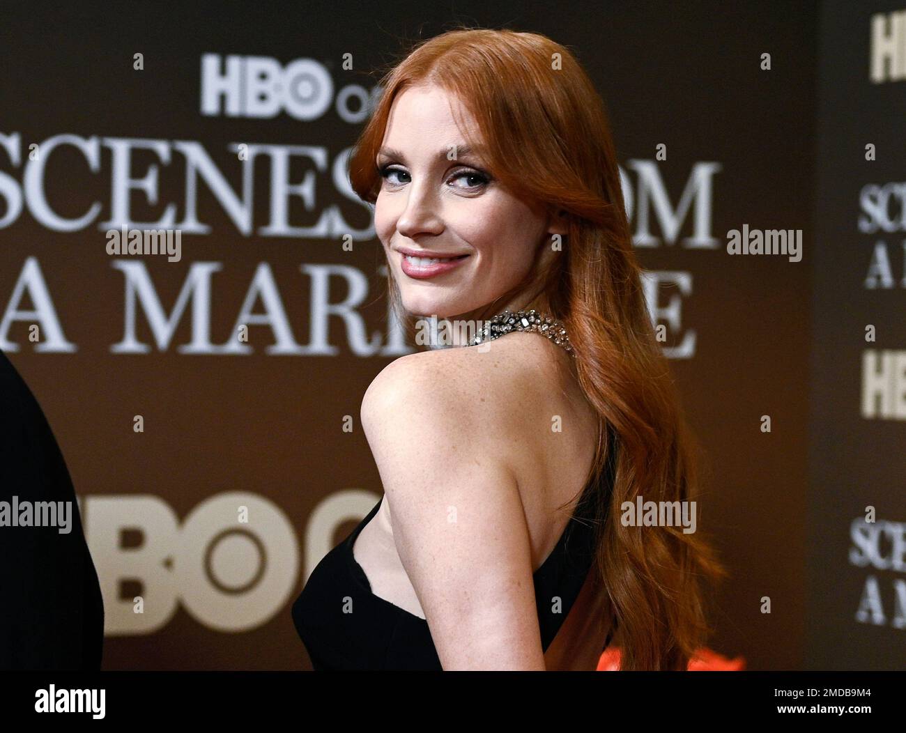 Actor Jessica Chastain attends a special screening of HBO's "Scenes