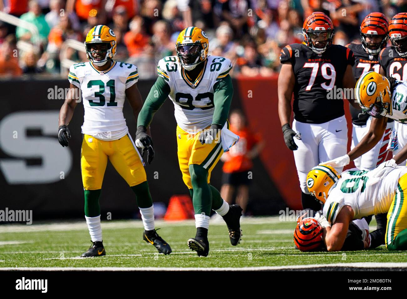 Green Bay Packers' T.J. Slaton runs a drill at the NFL football team's  practice field training camp Tuesday, May 24, 2022, in Green Bay, Wis. (AP  Photo/Morry Gash Stock Photo - Alamy