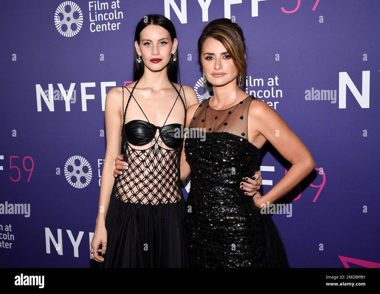 Actors Milena Smit, left, and Penelope Cruz attend the 59th New York