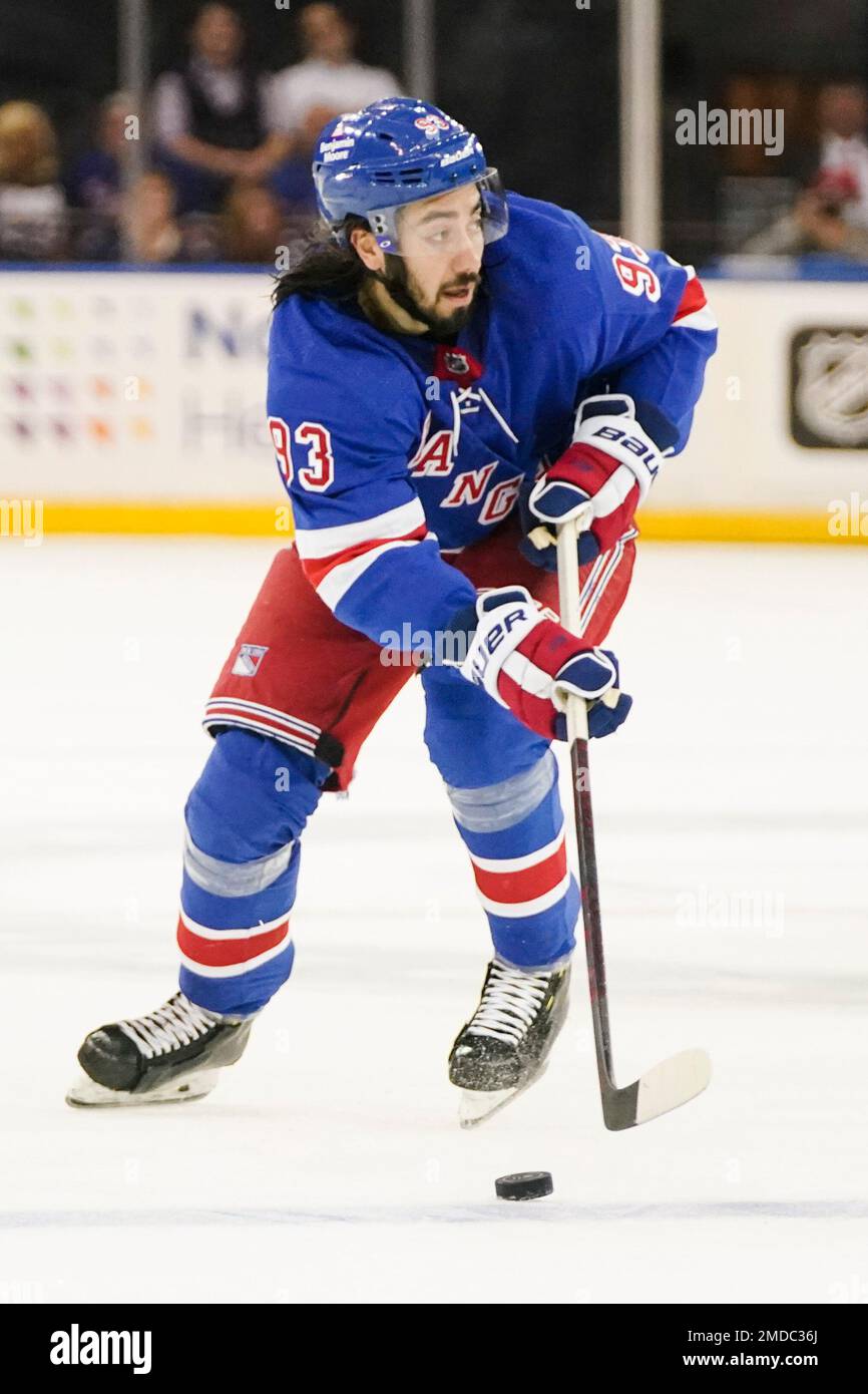 Mika Zibanejad, New York Rangers Stock Photo - Alamy