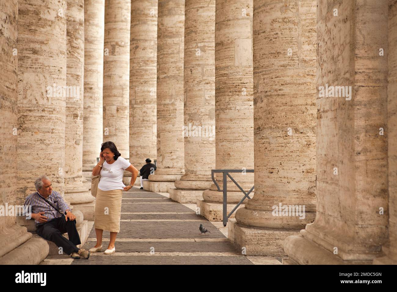 Visiting the vatican stock photo alamy
