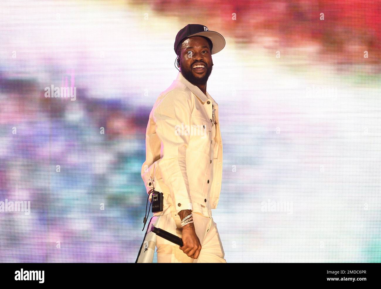 NEW YORK CITY - SEPT 25: Meek Mill onstage during the 2021 Global Citizen  Live: New York on September 25, 2021 in New York City. . (Photo by Sipa USA  Stock Photo - Alamy