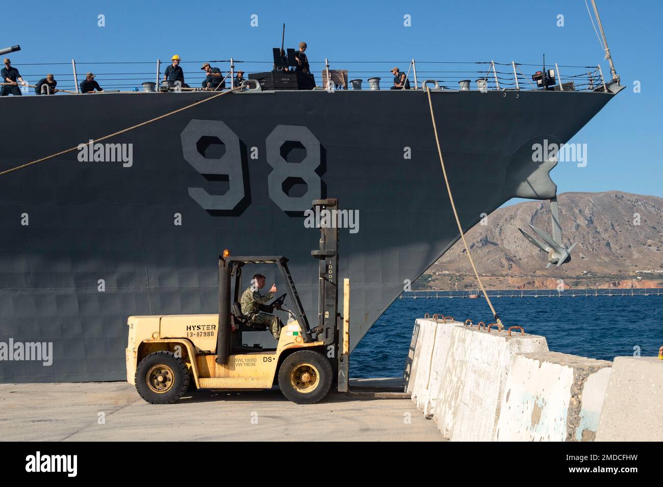 NAVAL SUPPORT ACTIVITY SOUDA BAY, Greece (July 15, 2022) Equipment ...