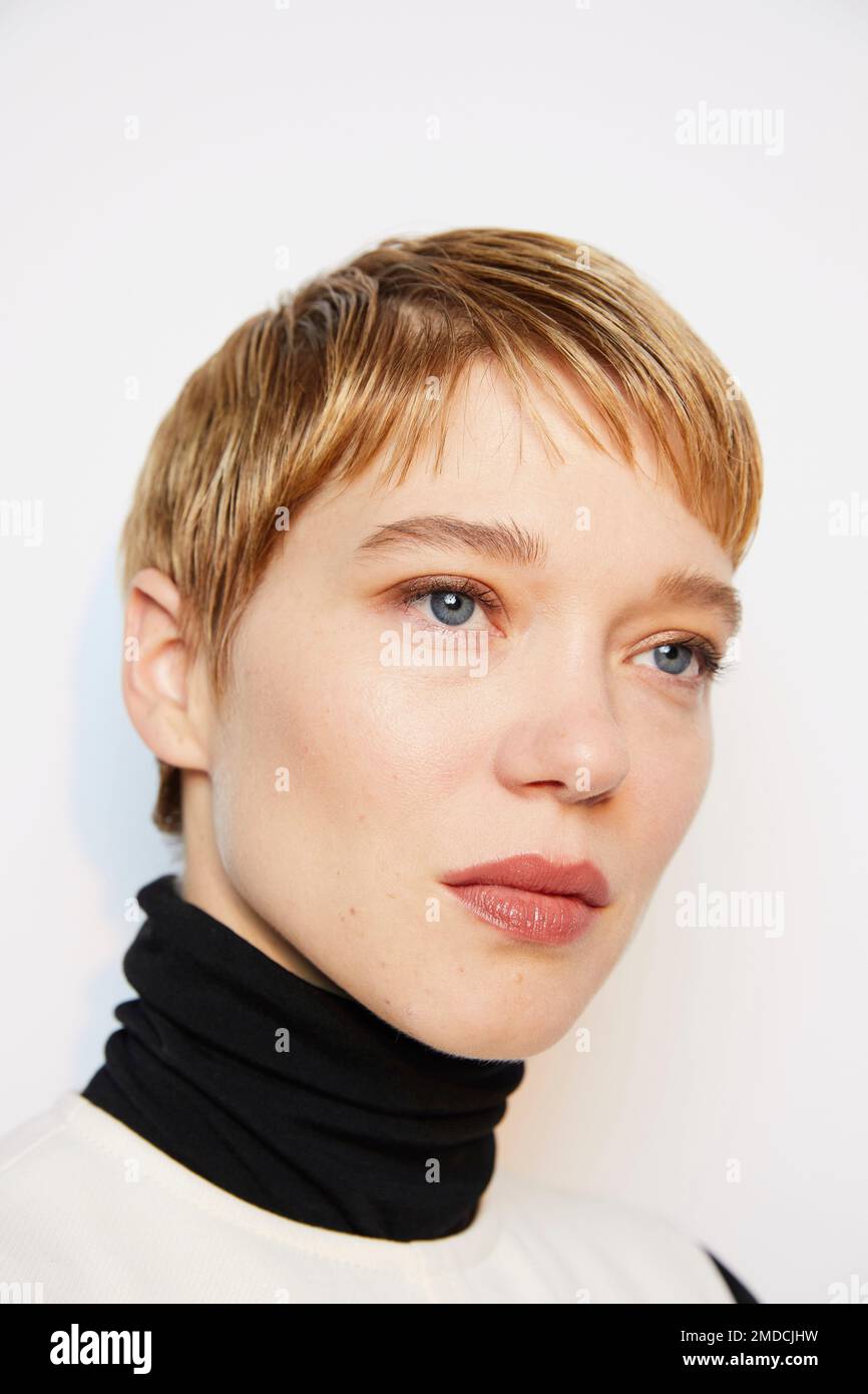 Lea Seydoux poses for a portrait to promote the film No Time to Die on  Sunday, Oct. 3, 2021, in New York. (Photo by Taylor Jewell/Invision/AP  Stock Photo - Alamy