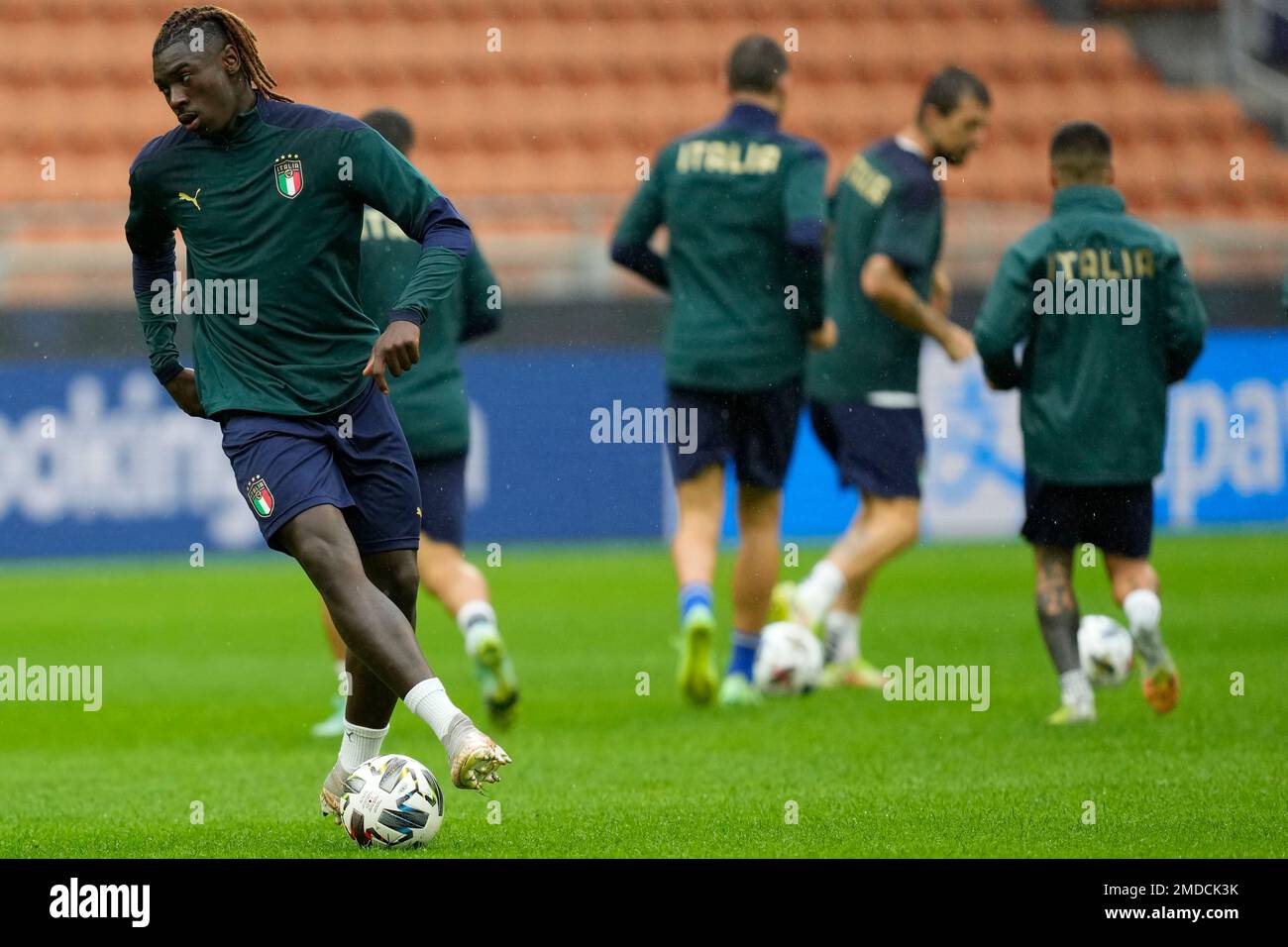 Pictures of Wednesday's training session