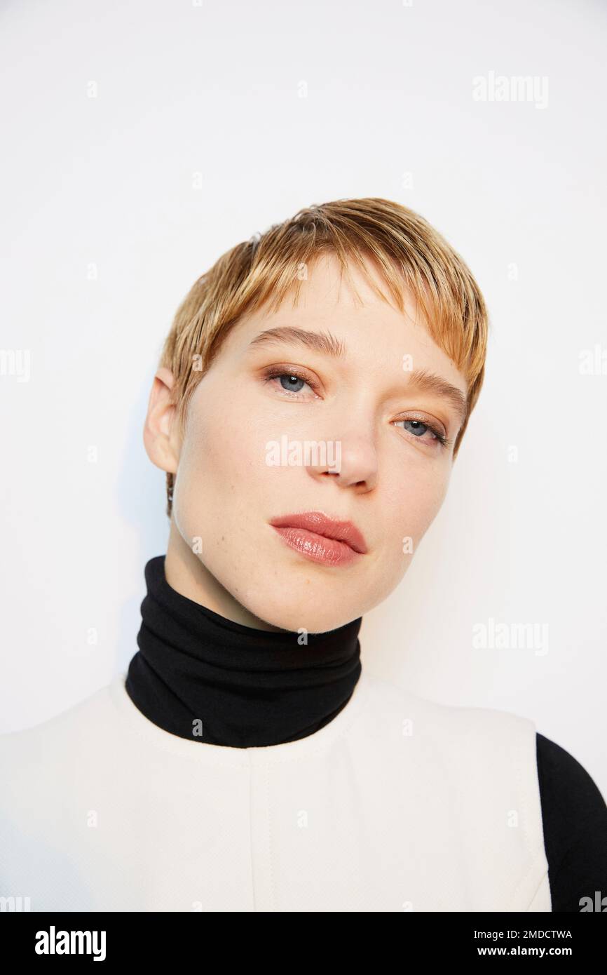 Lea Seydoux poses for a portrait to promote the film No Time to Die on  Sunday, Oct. 3, 2021, in New York. (Photo by Taylor Jewell/Invision/AP  Stock Photo - Alamy