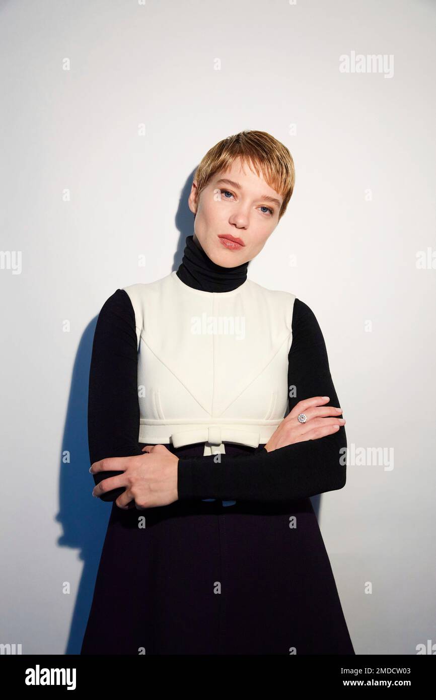 Lea Seydoux poses for a portrait to promote the film No Time to Die on  Sunday, Oct. 3, 2021, in New York. (Photo by Taylor Jewell/Invision/AP  Stock Photo - Alamy