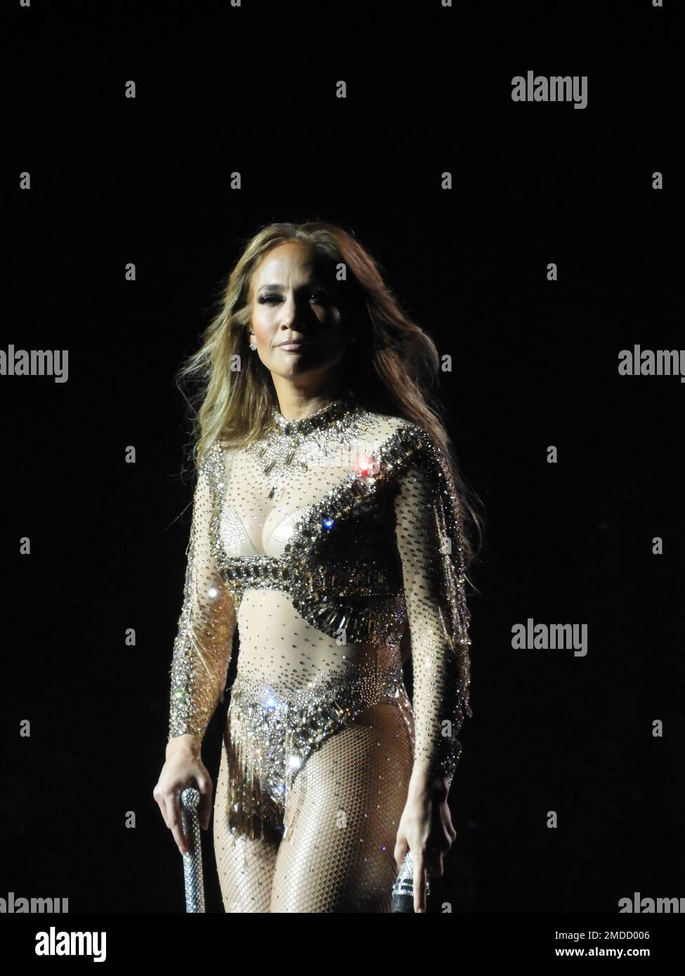 Jennifer Lopez in Concert in Las Vegas Nevada Stock Photo Alamy