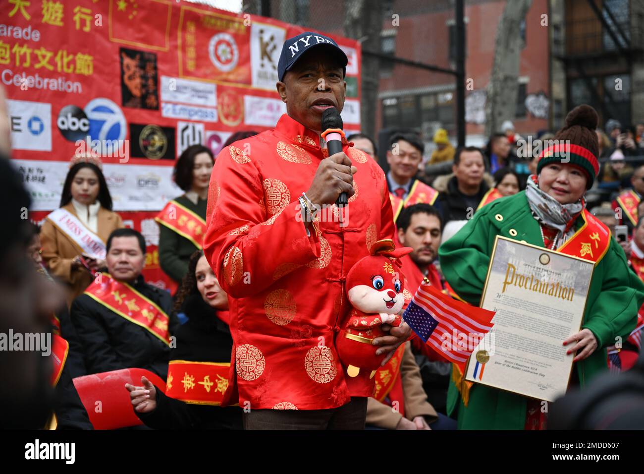 chinese new year firecracker ceremony nyc 2025