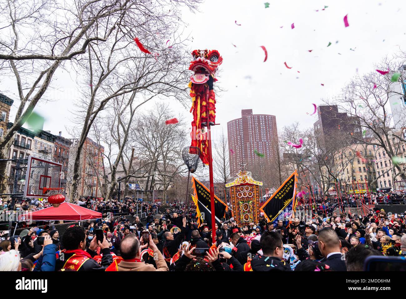 Atmosphere during Lunar New Year of Rabbit celebration in New York's ...