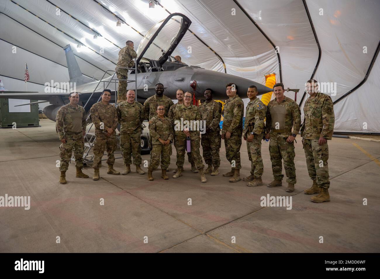 U.S. Air Force Airmen assigned to the 378th Air Expeditionary Wing tour ...
