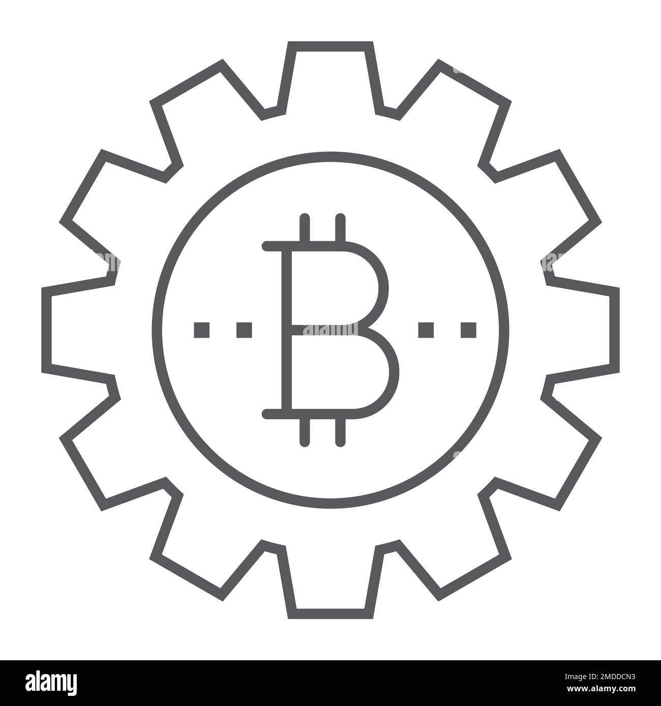 Bitcoin gear hi-res stock photography and images - Alamy