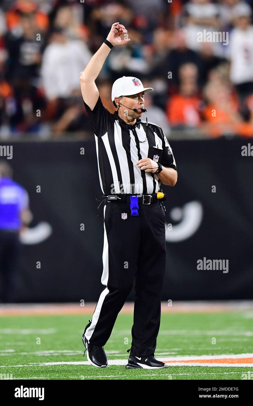 Referee Brad Allen (122) during an NFL football game between the Jacksonville Jaguars and