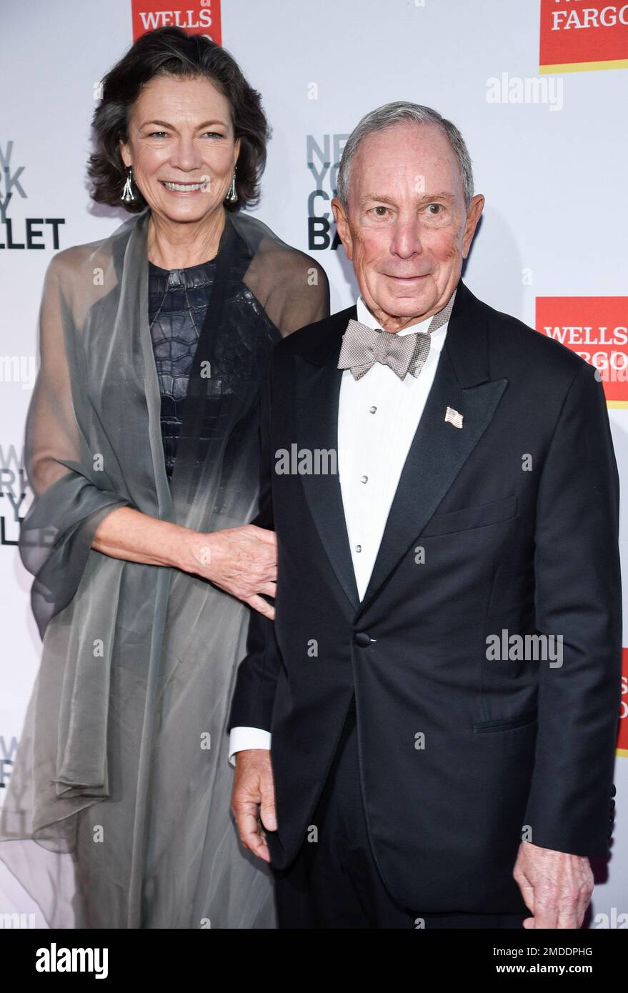 Diane Taylor, left, and Michael Bloomberg attend the New York City ...