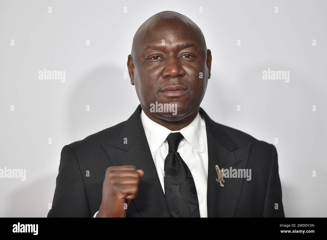 Benjamin Crump arrives at the Academy Museum of Motion Pictures