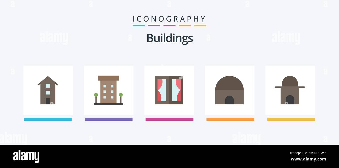 Buildings Flat 5 Icon Pack Including . home. islamic building. Creative ...