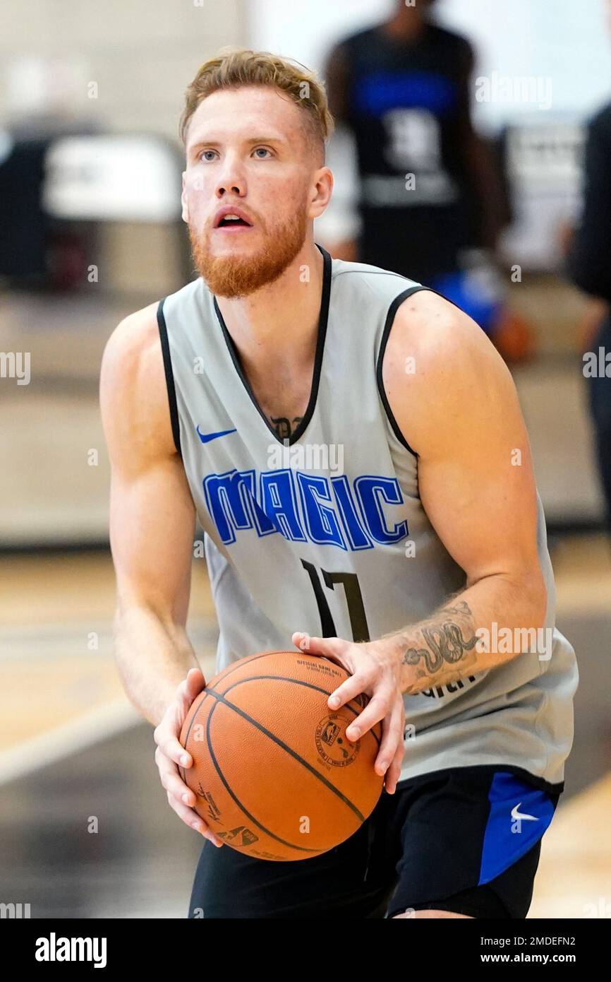 Orlando Magic forward Ignas Brazdeikis 17 shoots during an NBA