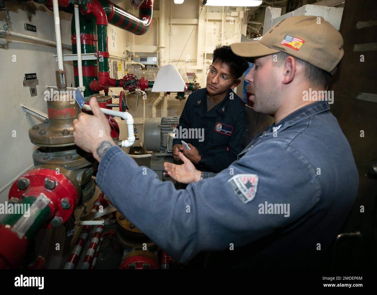 220722-N-DE439-1057 BALTIC SEA (July 22, 2022) Damage Controlman 2nd ...