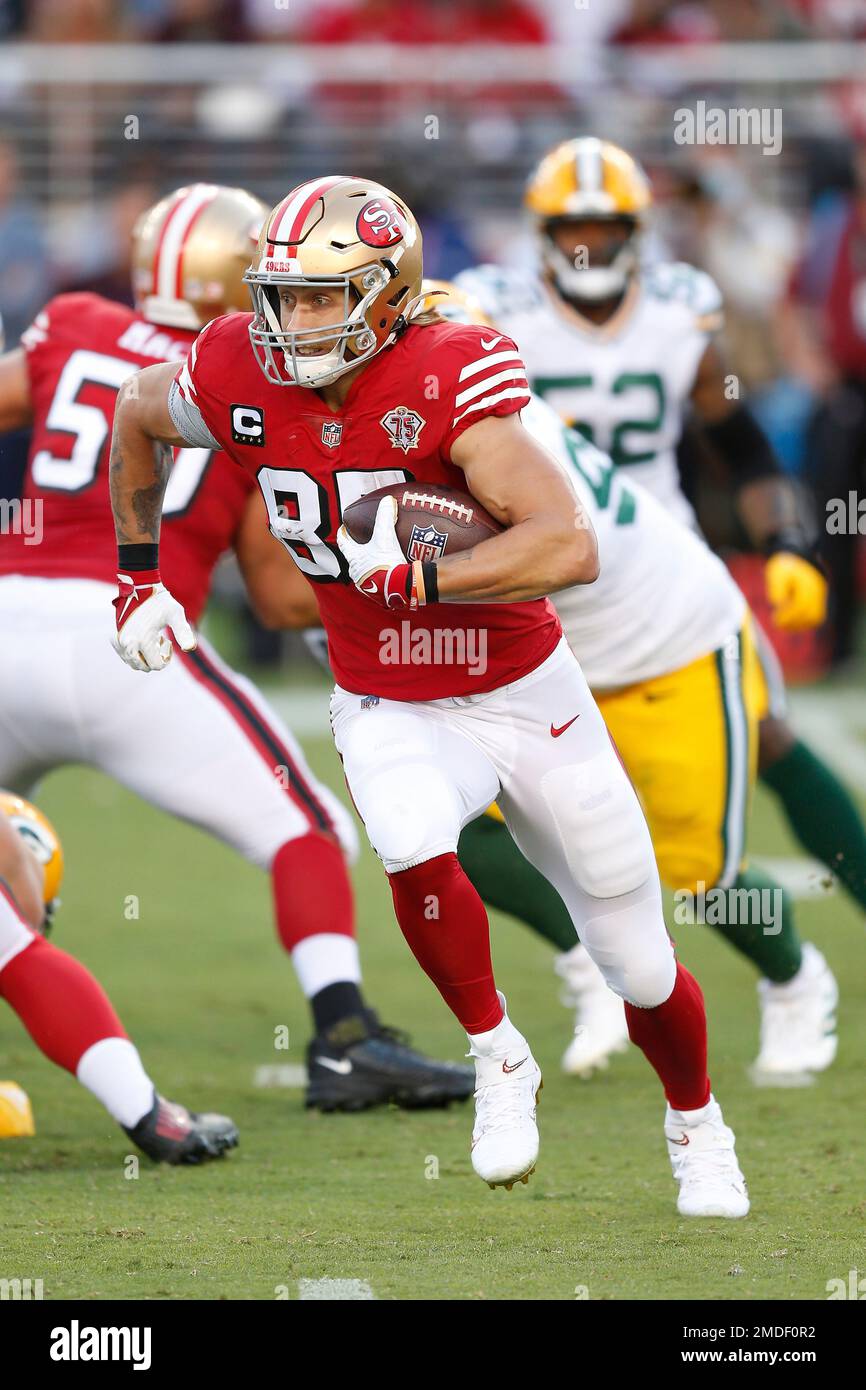 George Kittle San Francisco v Green Bay Packers NFC Championship