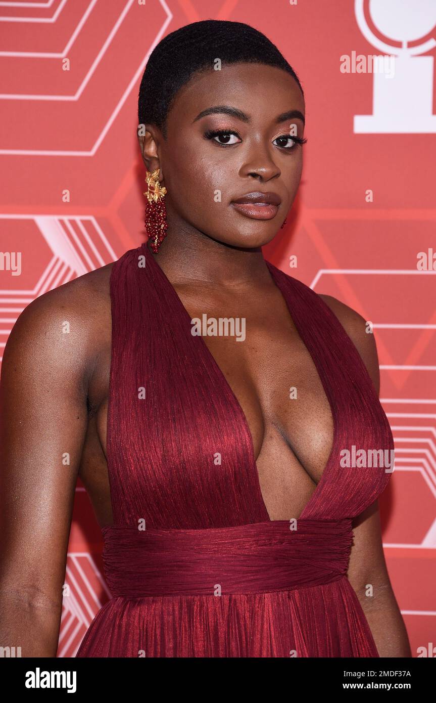 Celia Rose Gooding arrives at the 74th annual Tony Awards at Winter