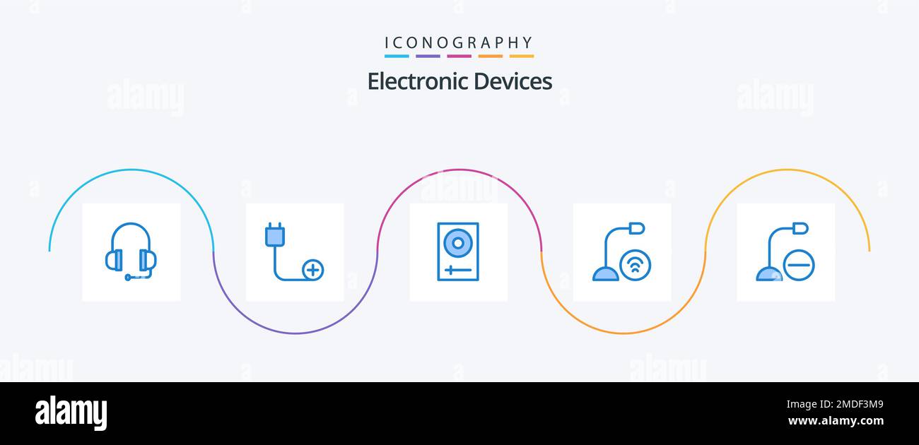 Devices Blue 5 Icon Pack Including microphone. gadget. console. devices ...