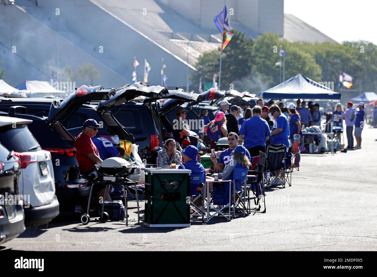 Tailgating before the start of Giants vs. Jets in East Rutherford