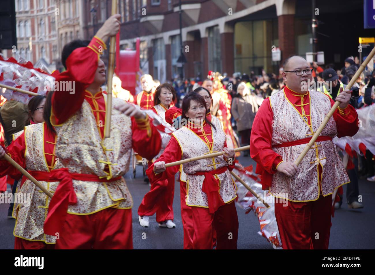 London UK, 22 January 2023. The Year of the Rabbit is celebrated in the ...
