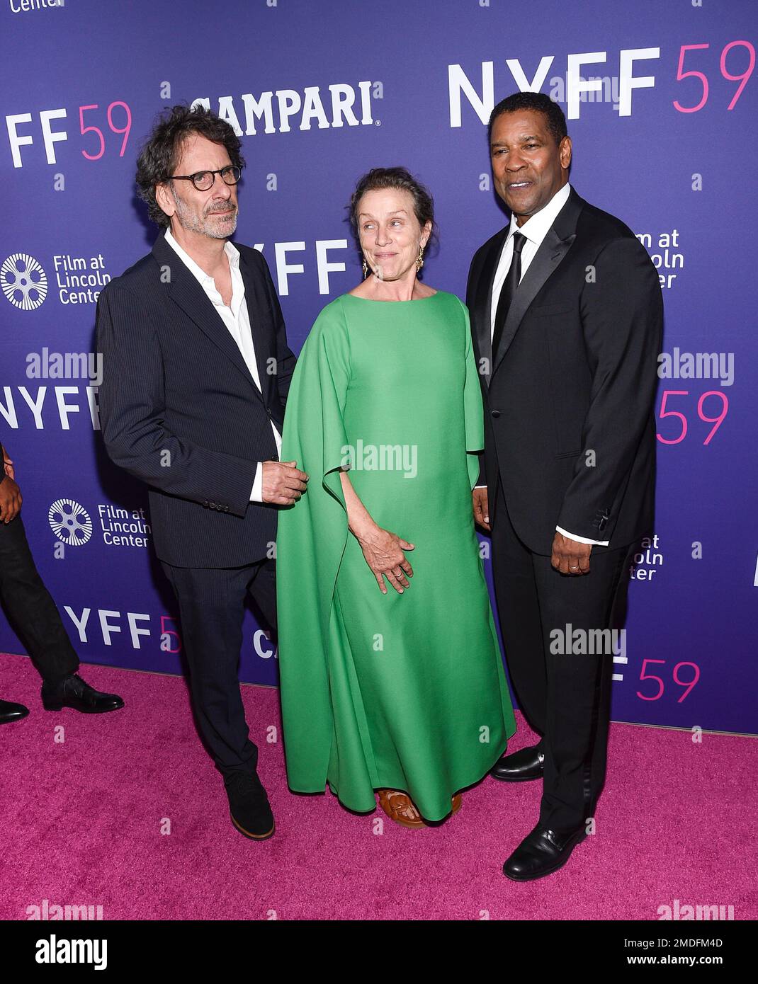 Director, producer, writer Joel Coen, left, actorproducer Frances