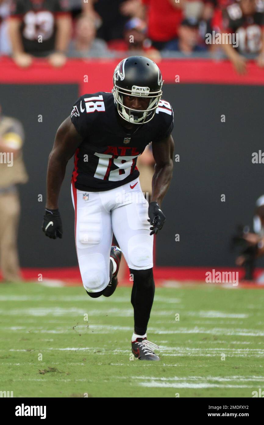 Atlanta Falcons wide receiver Calvin Ridley (18) during an NFL