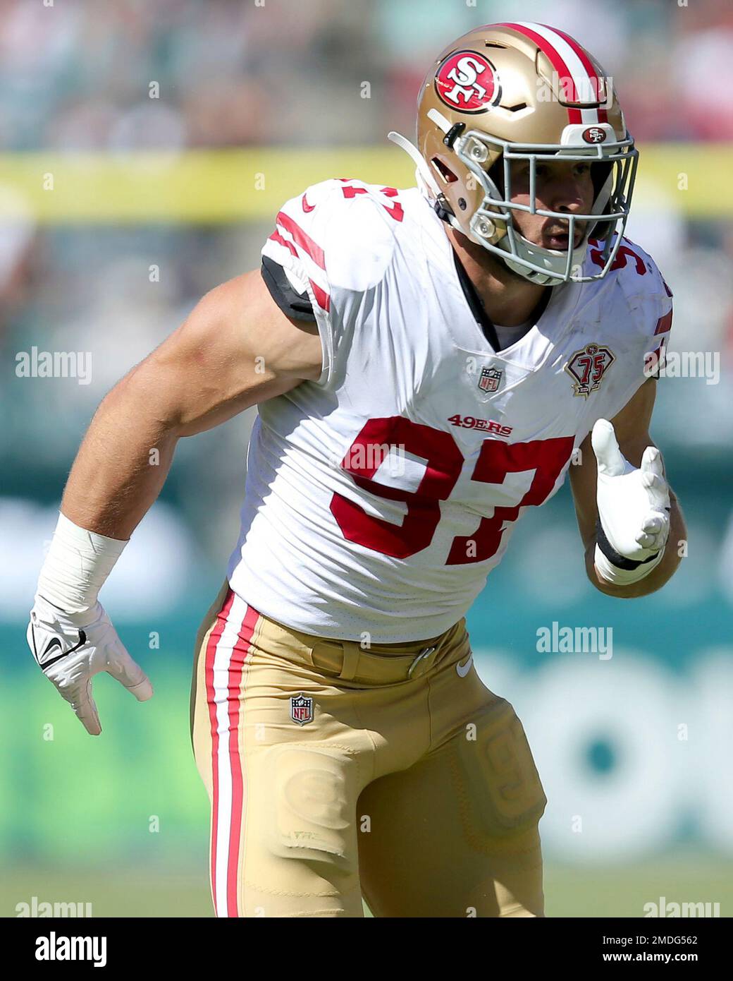 Download San Francisco 49ers Defensive End Nick Bosa Wallpaper