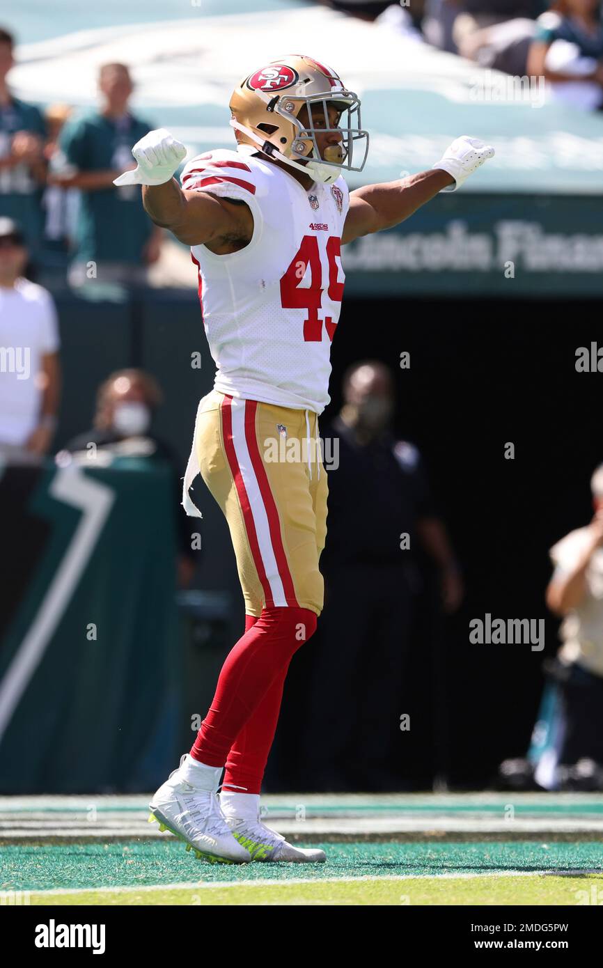 during an NFL football game, Sunday, Sept. 19, 2021, in Philadelphia. (AP  Photo/Rich Schultz Stock Photo - Alamy