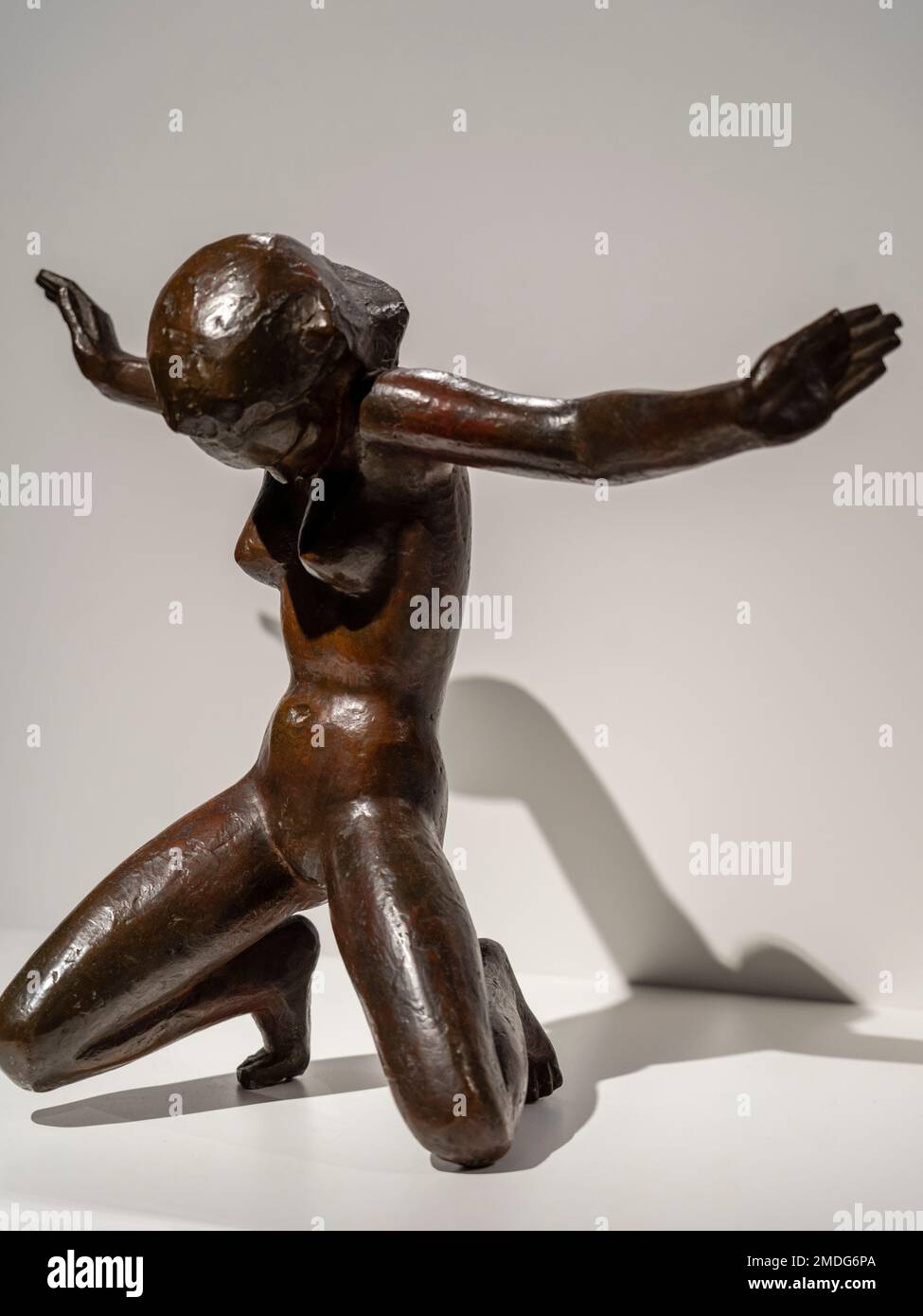 Georg Kolbe, lamentation, 1921, bronze, New National Gallery, Berlin, Federal Republic of Germany Stock Photo