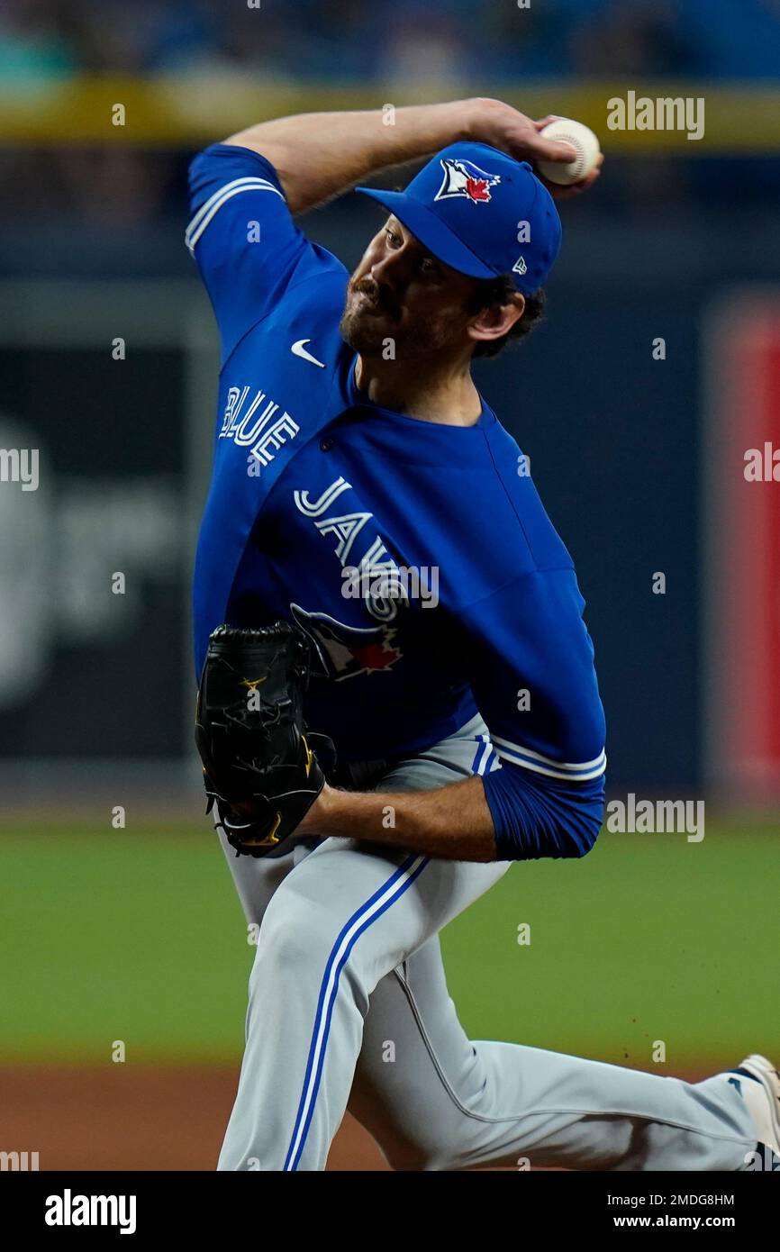 May 21, 2022, TORONTO, ON, CANADA: Toronto Blue Jays pitcher Jordan Romano  (68) works against the Cincinnati Reds during ninth inning MLB interleague  baseball action in Toronto, Saturday, May 21, 2022. (Credit