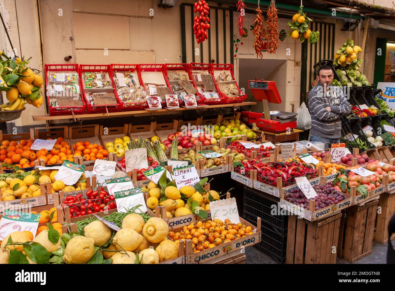 Grocery Store Sorrento town centre, Sorrento, Italy Stock Photo Alamy