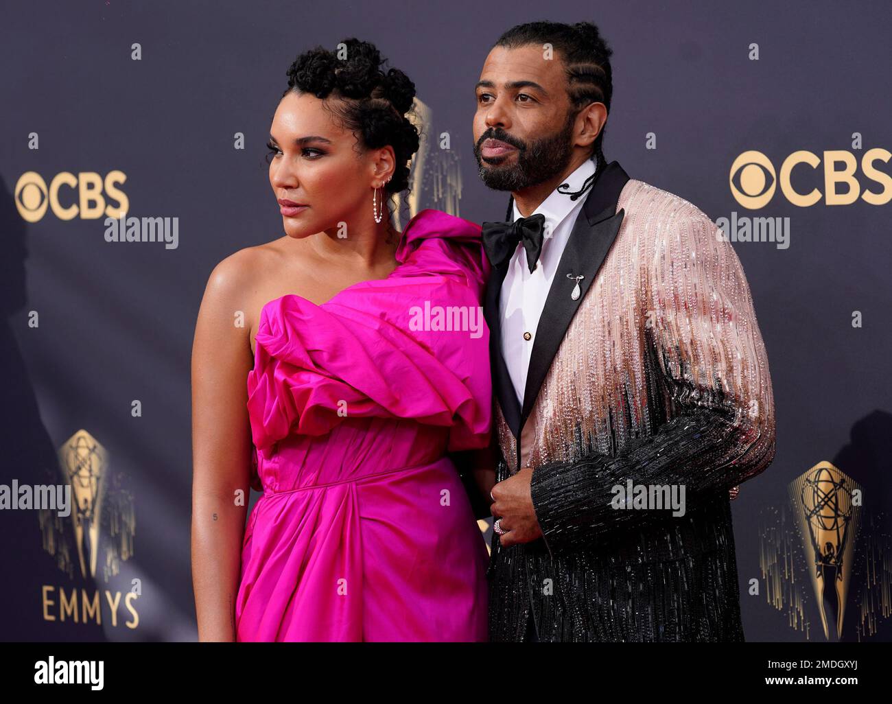 Emmy Raver Emmy Raver-Lampman, left, Daveed Diggs arrive at the 73rd Primetime ...