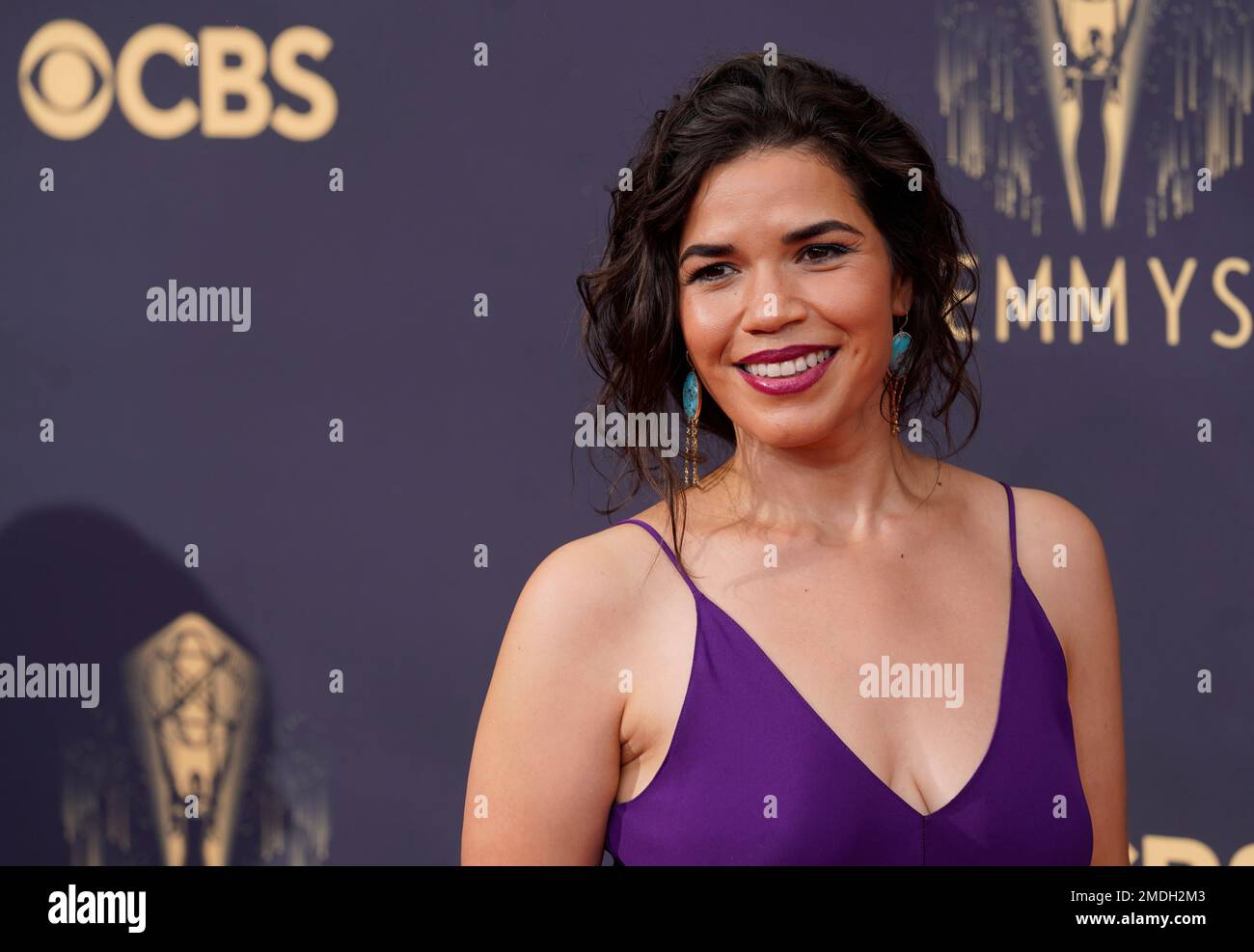 America Ferrera arrives at the 73rd Primetime Emmy Awards on Sunday