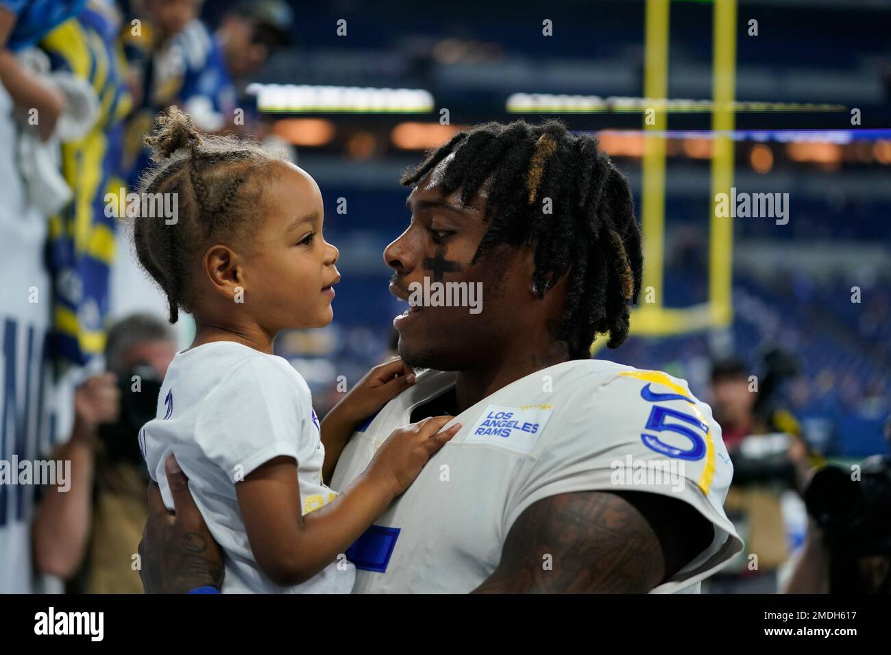 Los Angeles Rams Jalen Ramsey throwback shirt