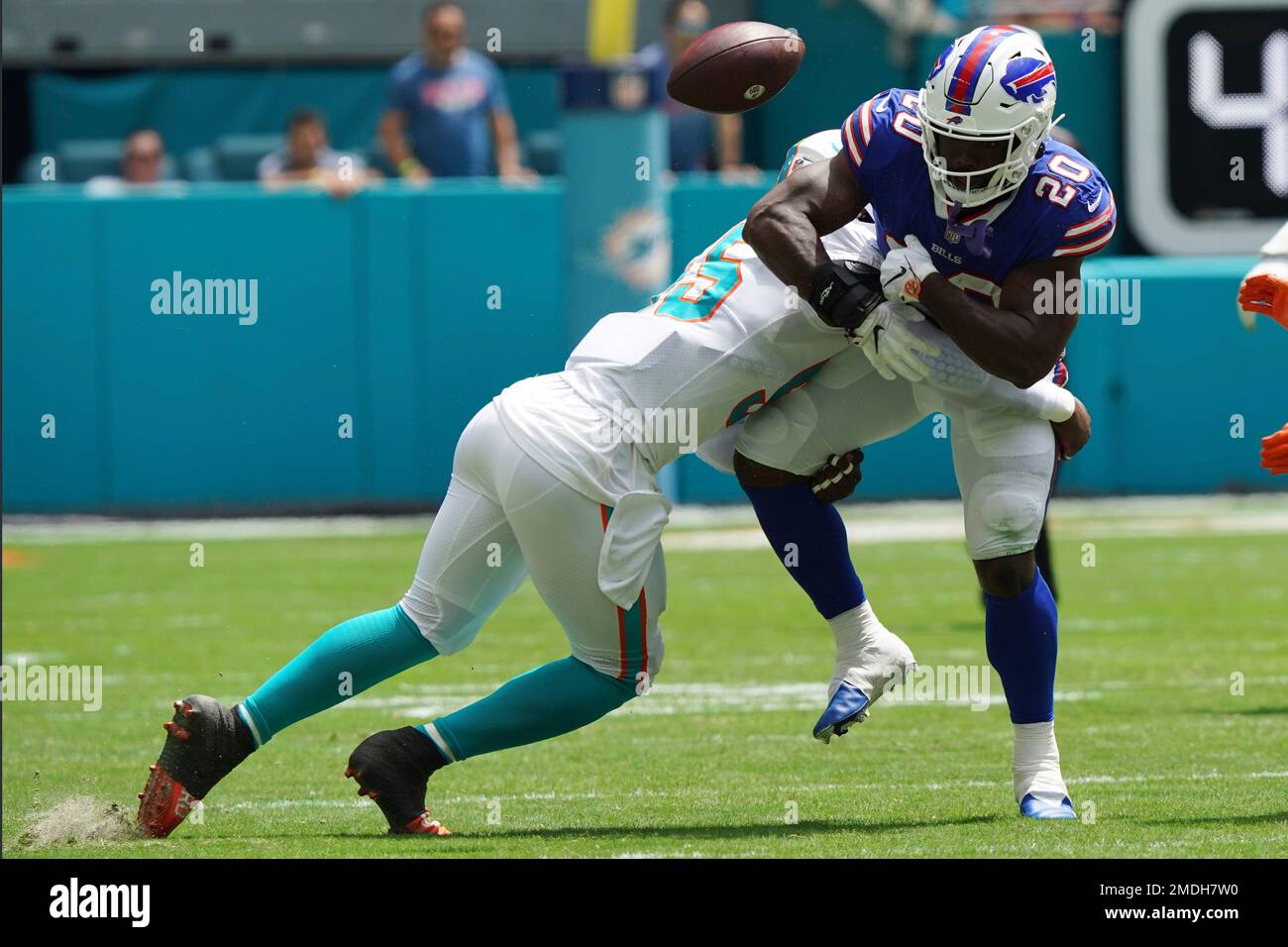 Miami Dolphins outside linebacker Jerome Baker (55) walks off the field  during an NFL football game against the San Francisco 49ers, Sunday, Oct.  11, 2020, in Santa Clara, Calif. (AP Photo/Scot Tucker