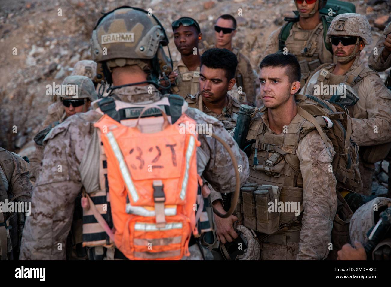 U.S. Marines with 23rd Marine Regiment, 4th Marine Division, Marine ...