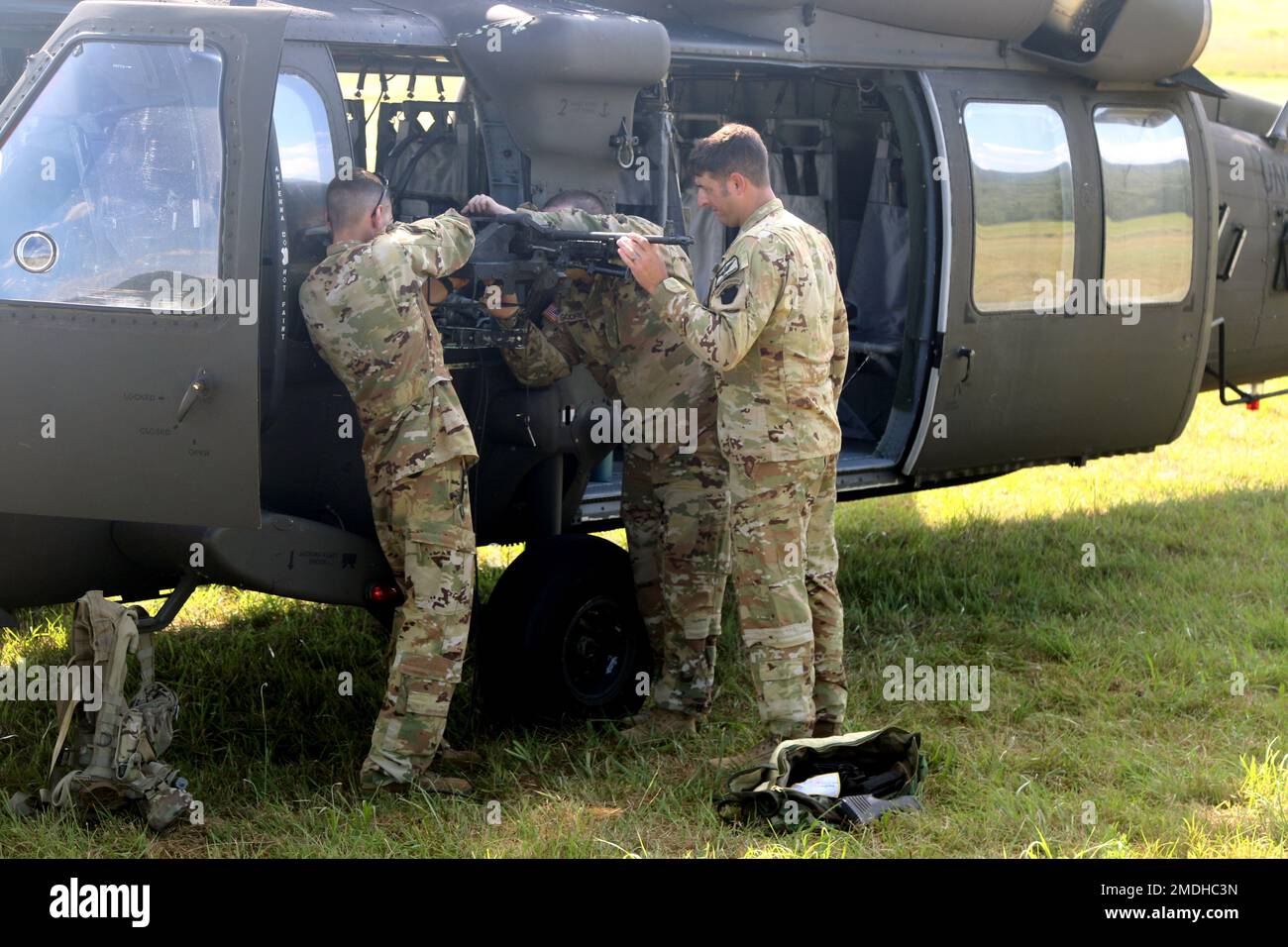 U.S. Army National Guard Soldiers with Alpha Company, 2104th General