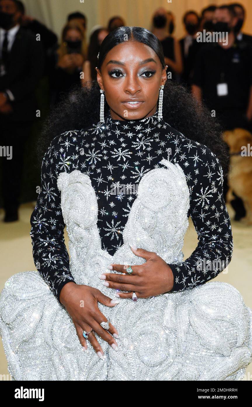 Gymnast Simone Biles attends The Metropolitan Museum of Art's Costume ...