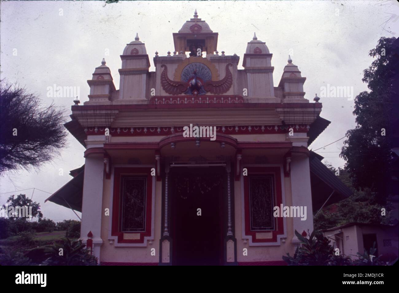 The Shri Ganesh temple also known as the Shri Gopal Ganapati temple is situated amidst beautiful natural surroundings at Farmagudi in Ponda, Goa. Established in the year 1950, Stock Photo