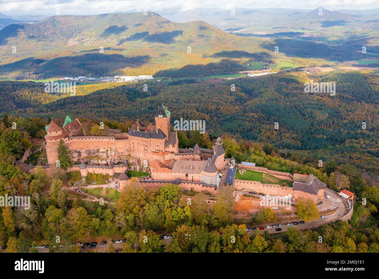 Château du Haut-Koenigsbourg, France, Alsace Stock Photo