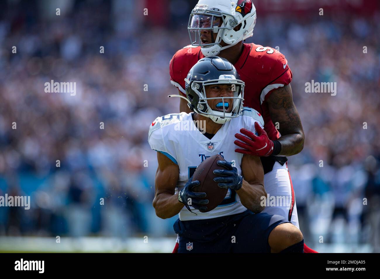 Tennessee Titans wide receiver Nick Westbrook-Ikhine finds plenty of space  for first NFL TD