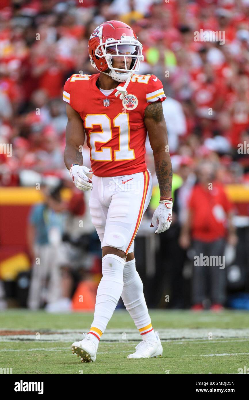 Kansas City Chiefs cornerback Mike Hughes during the second half of an