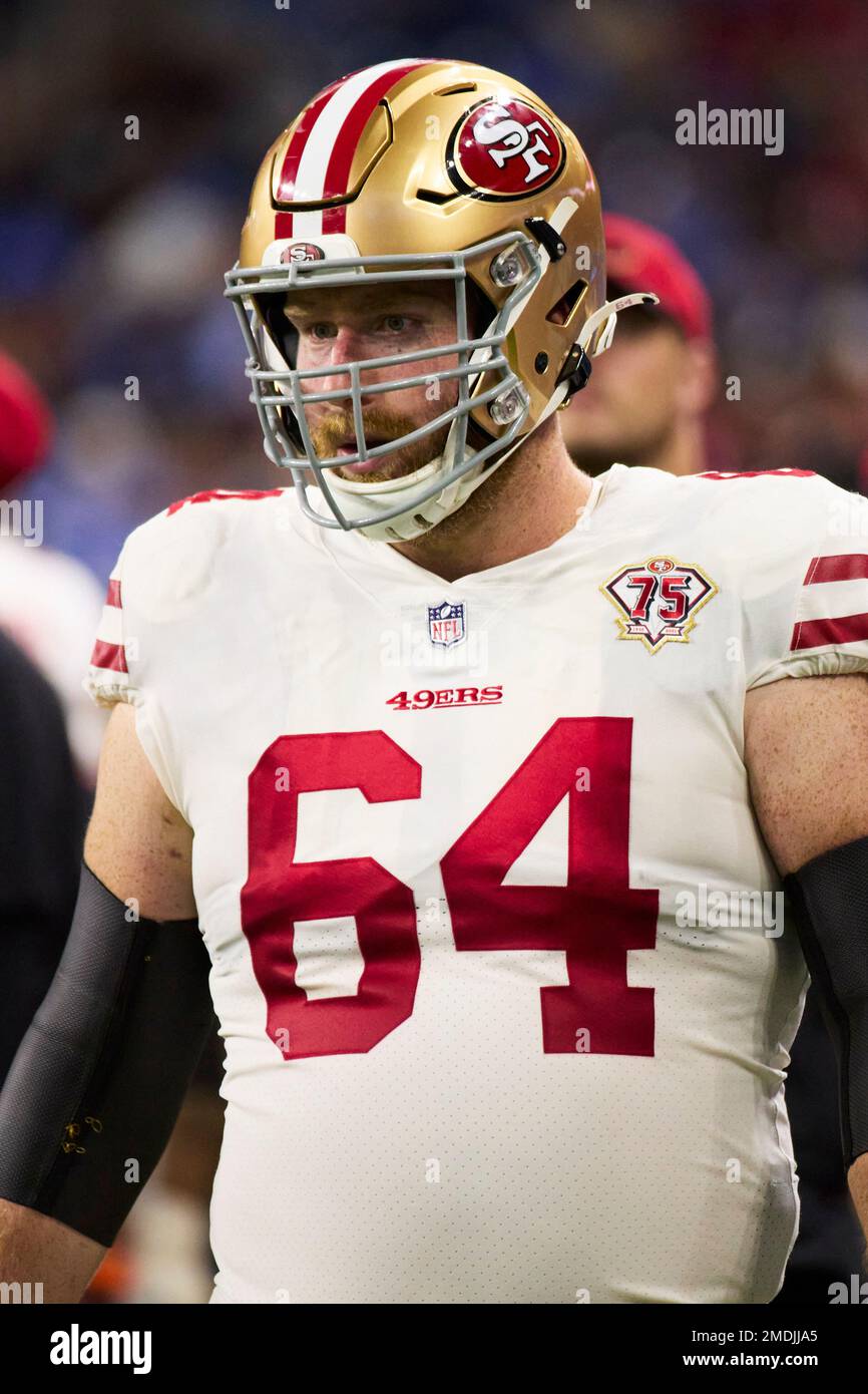 San Francisco 49ers center Jake Brendel (64 )in action during an NFL  football game against the Las Vegas Raiders, Sunday, Aug. 28, 2021, in  Santa Clara, Calif. (AP Photo/Scot Tucker Stock Photo - Alamy