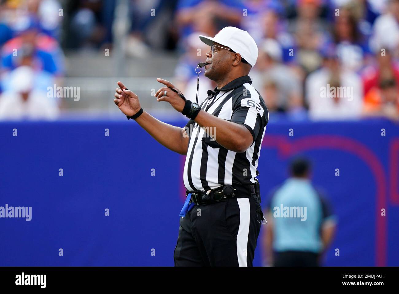 Referee Ron Torbert (62) in action during an NFL football game between ...