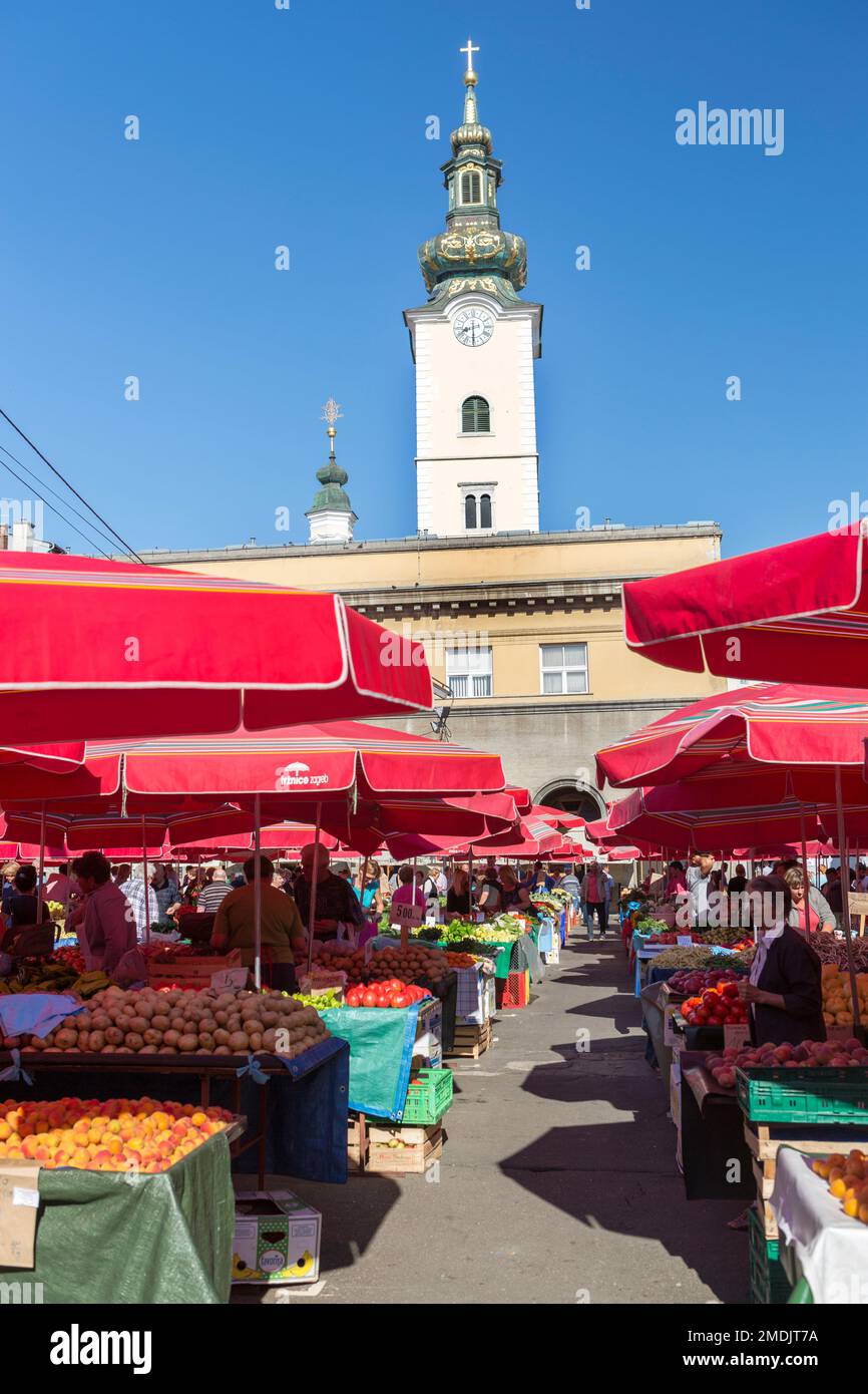 Umbrellas dolac market zagreb hi-res stock photography and images - Alamy