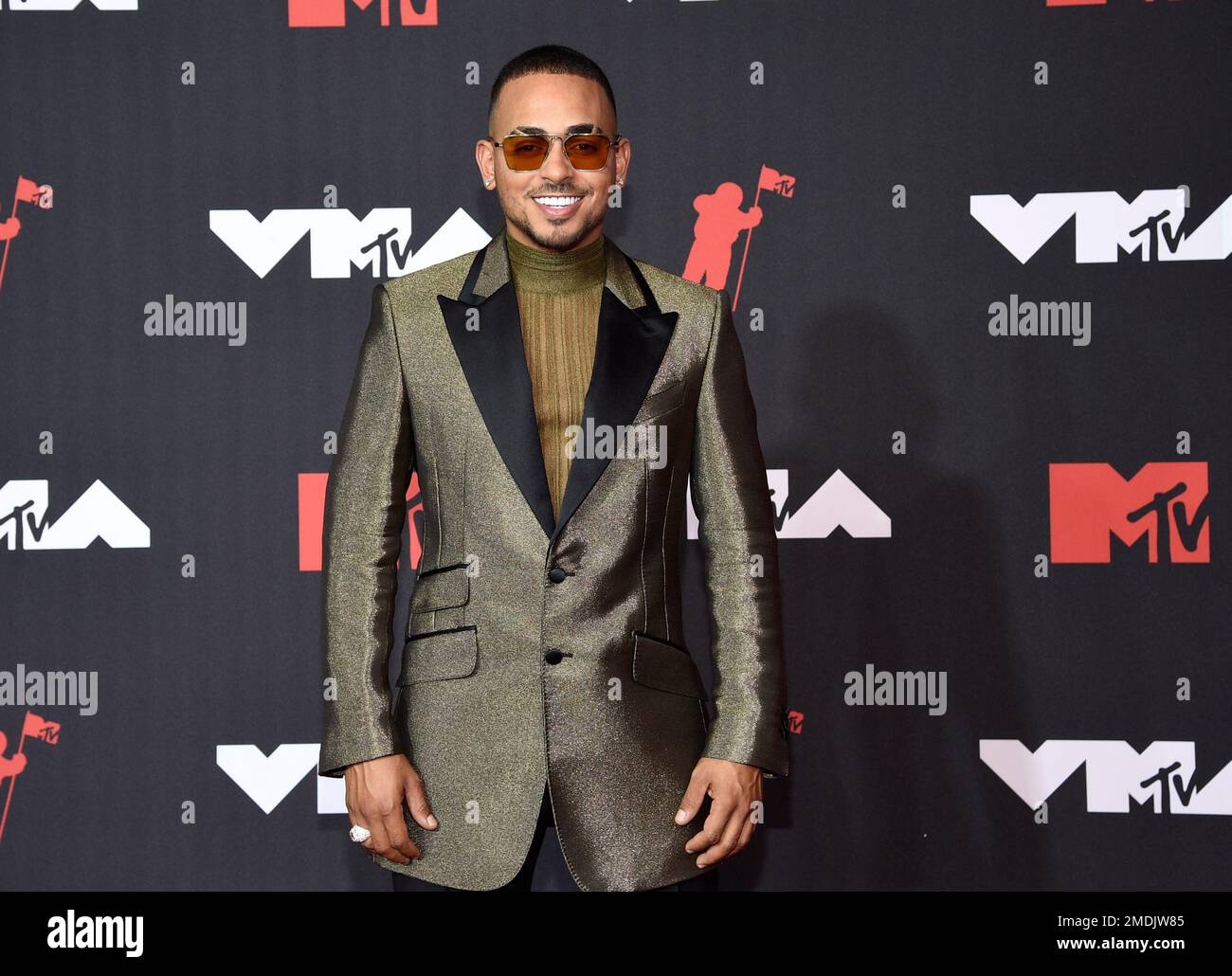 Ozuna arrives at the MTV Video Music Awards at Barclays Center on